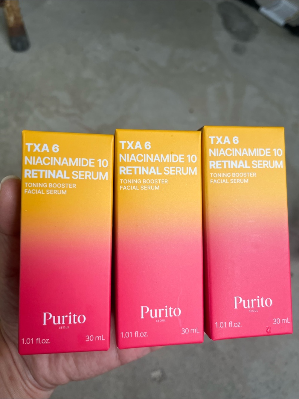 Brandnew PURITO TXA 6 Niacinamide 10 Retinal Serum (30ml)